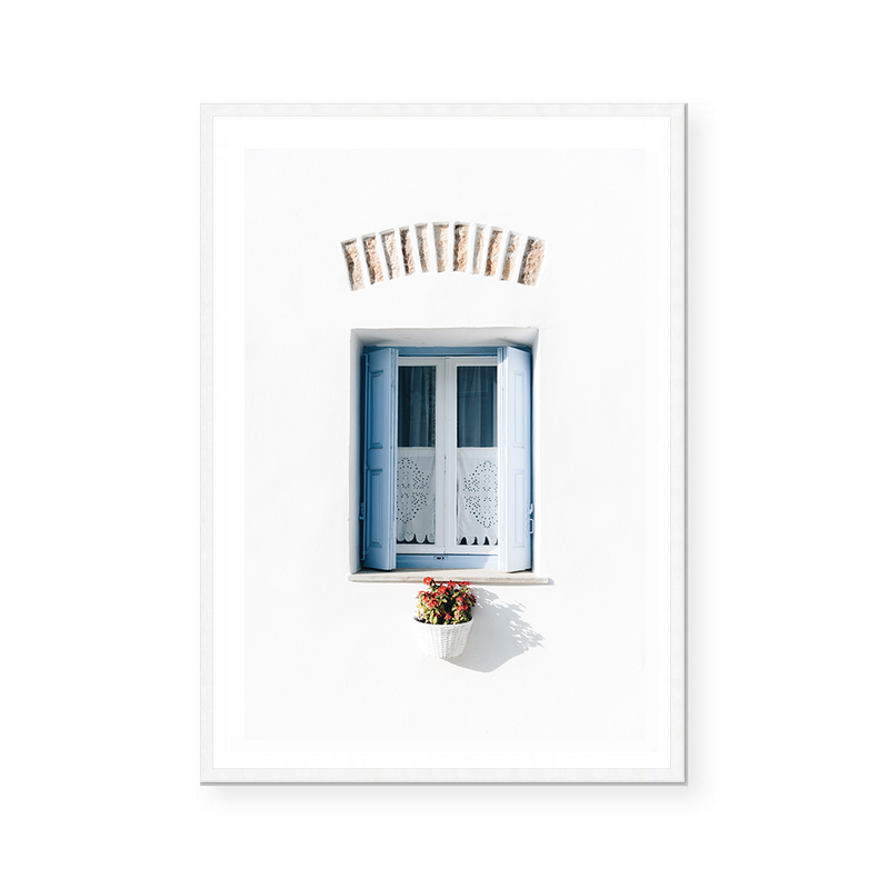 Old Window In Greece | Art Print