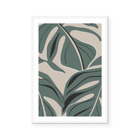 Abstract Monstera | Art Print