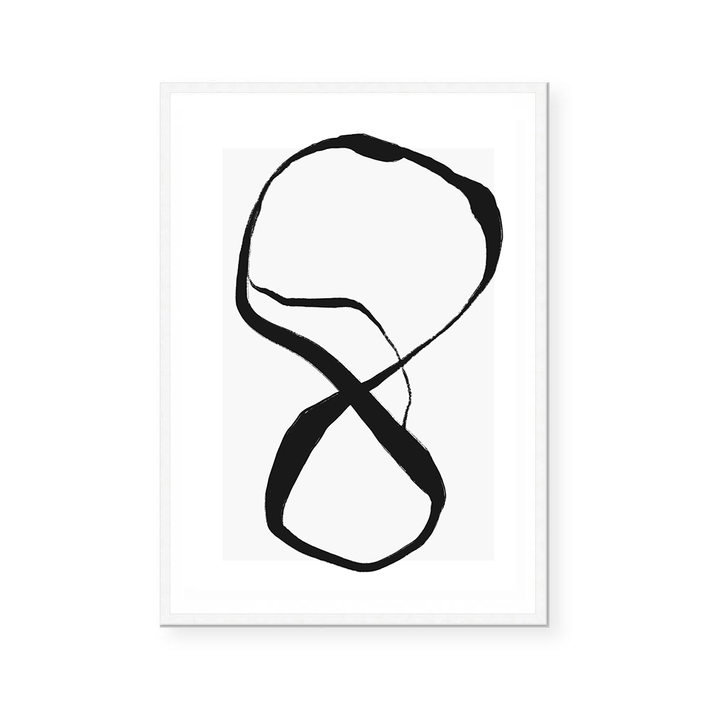 Soft Neutral Fluid I | Art Print