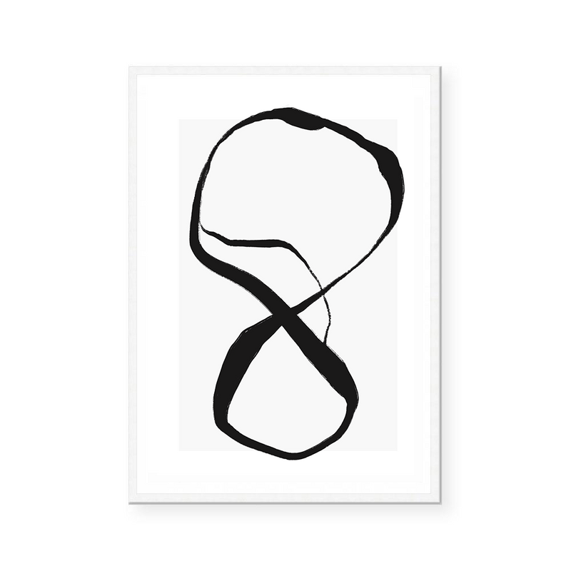 Soft Neutral Fluid I | Art Print