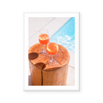 Aperol Spritz In Warm Sun | Art Print