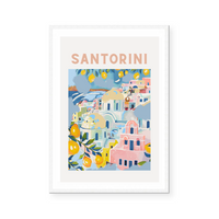 Santorini Poster | Art Print