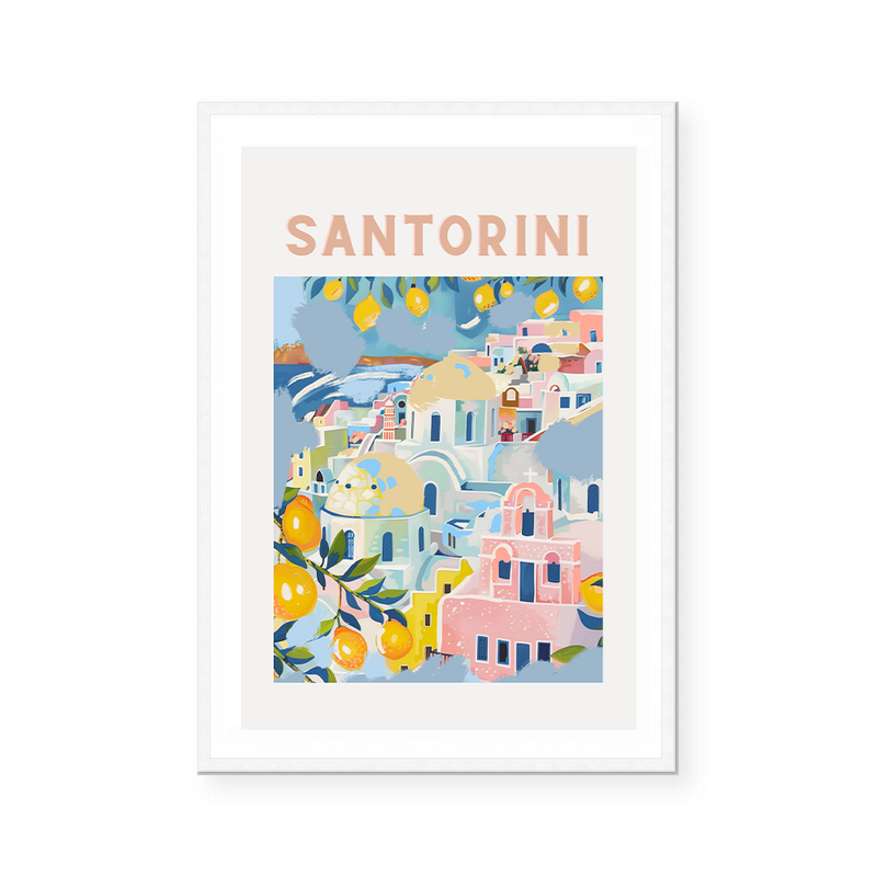 Santorini Poster | Art Print