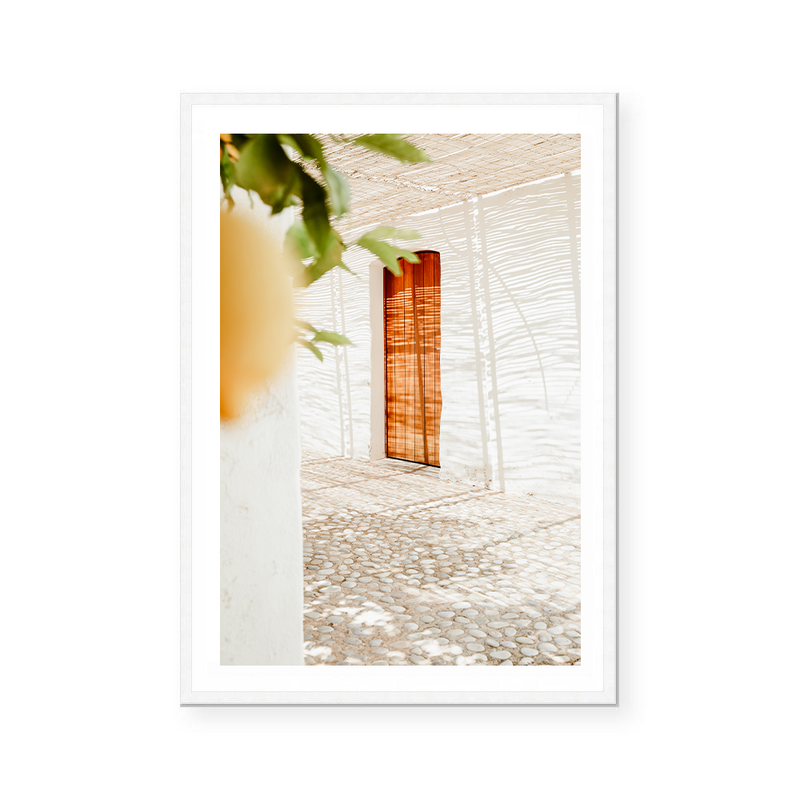 Mediterranean Wooden Door | Art Print