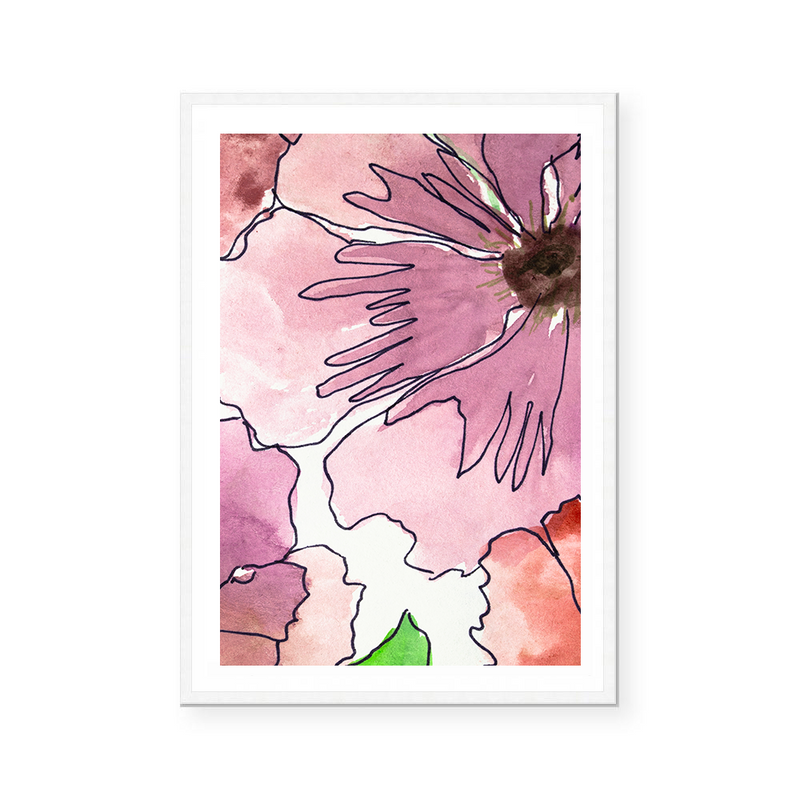 Watercolour Flower Bouquets II | Art Print