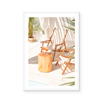 Sun Chair And Spritz | Art Print