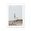 Lighthouse On Rocks | Art Print