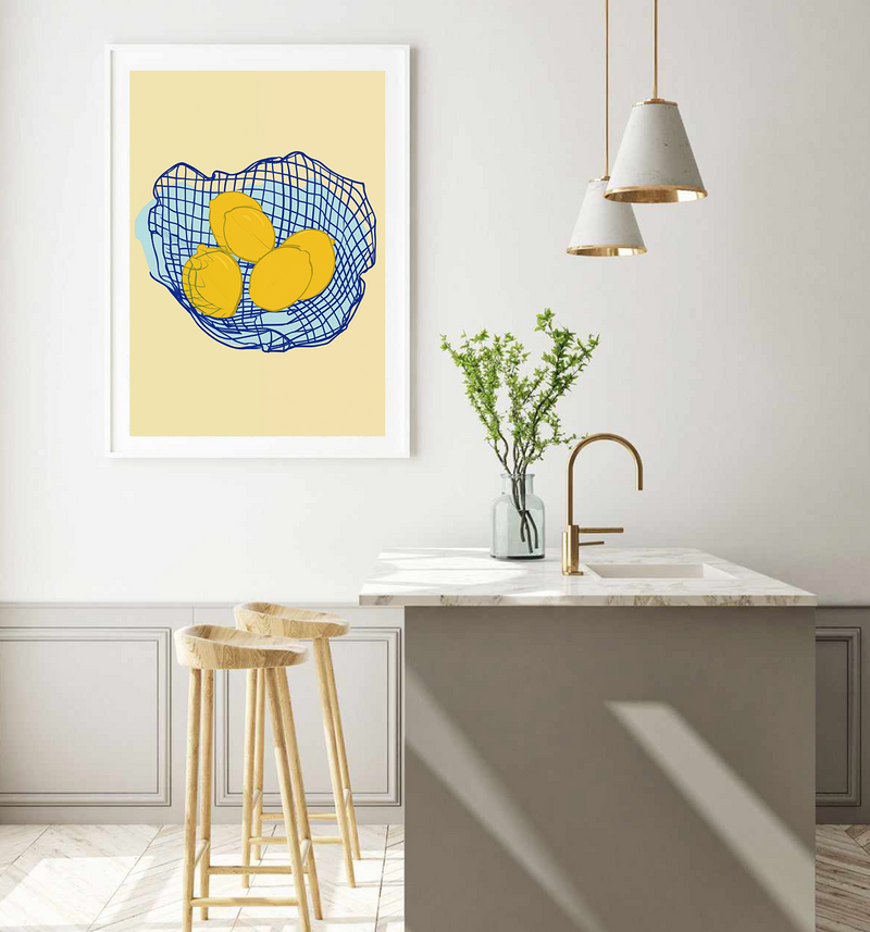 Abstract Limone | Art Print