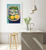 Lemons And Sardines | Art Print