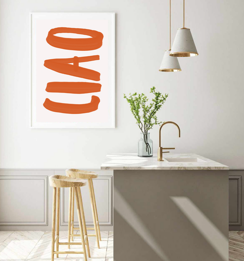 Ciao In Red | Art Print