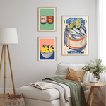 Sardines And Lime | Art Print