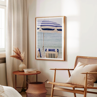 Juan-les-Pins Azure Calm | Art Print