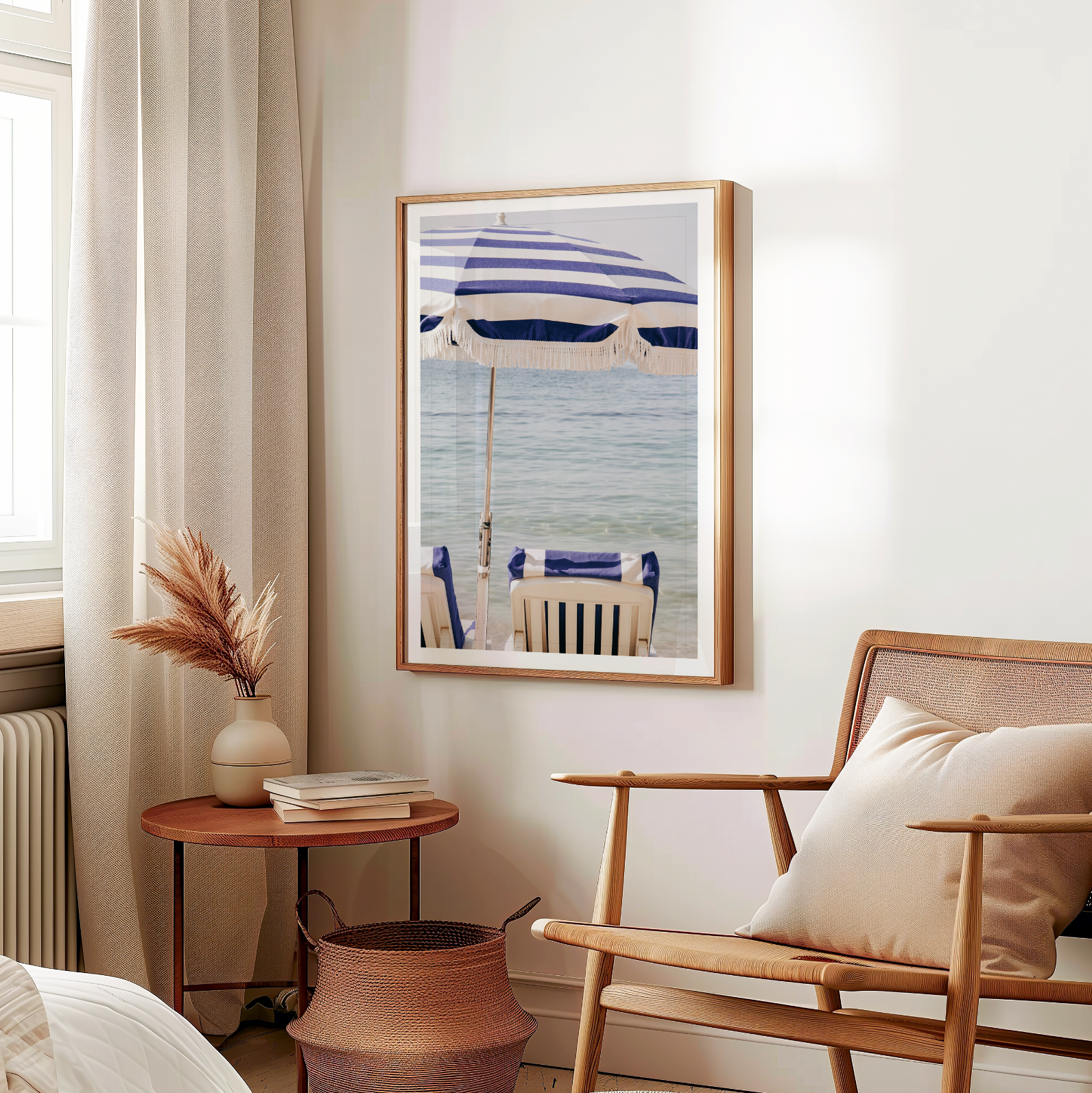 Juan-les-Pins Azure Calm | Art Print