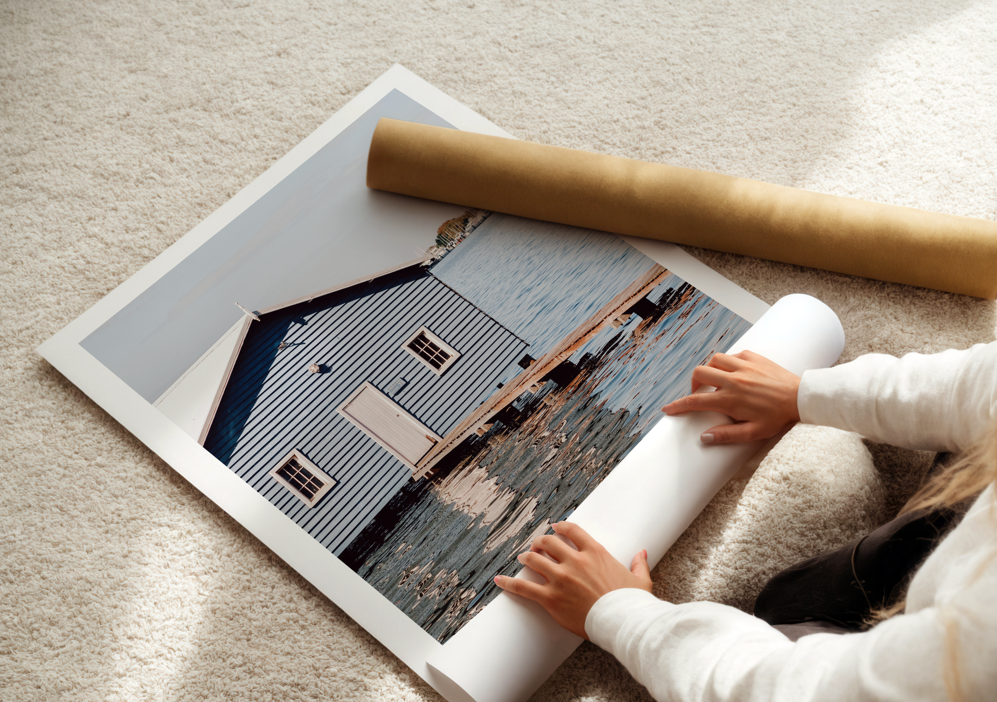 Boat House Escape | Art Print
