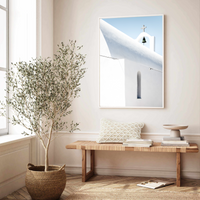 Old Church In Santorini | Art Print