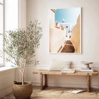 White Villa In Greece | Art Print