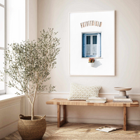 Old Window In Greece | Art Print