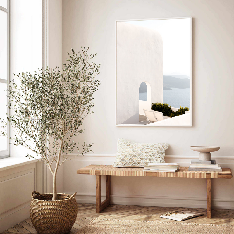 Santorini Balcony | Art Print