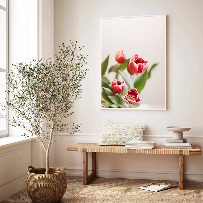 Tulips In Red I | Art Print