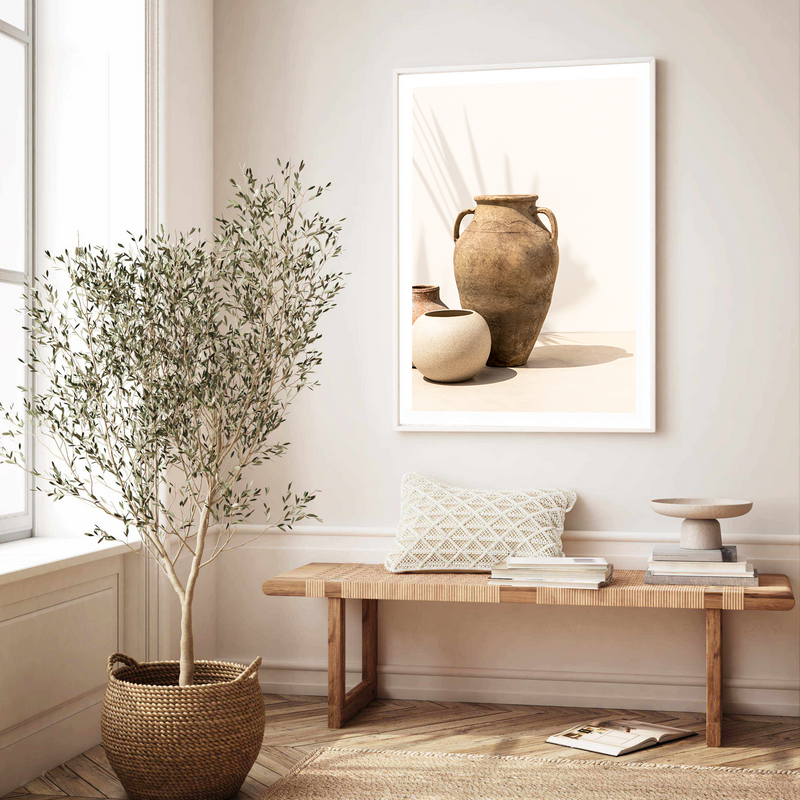 Vintage Clay Pots | Art Print