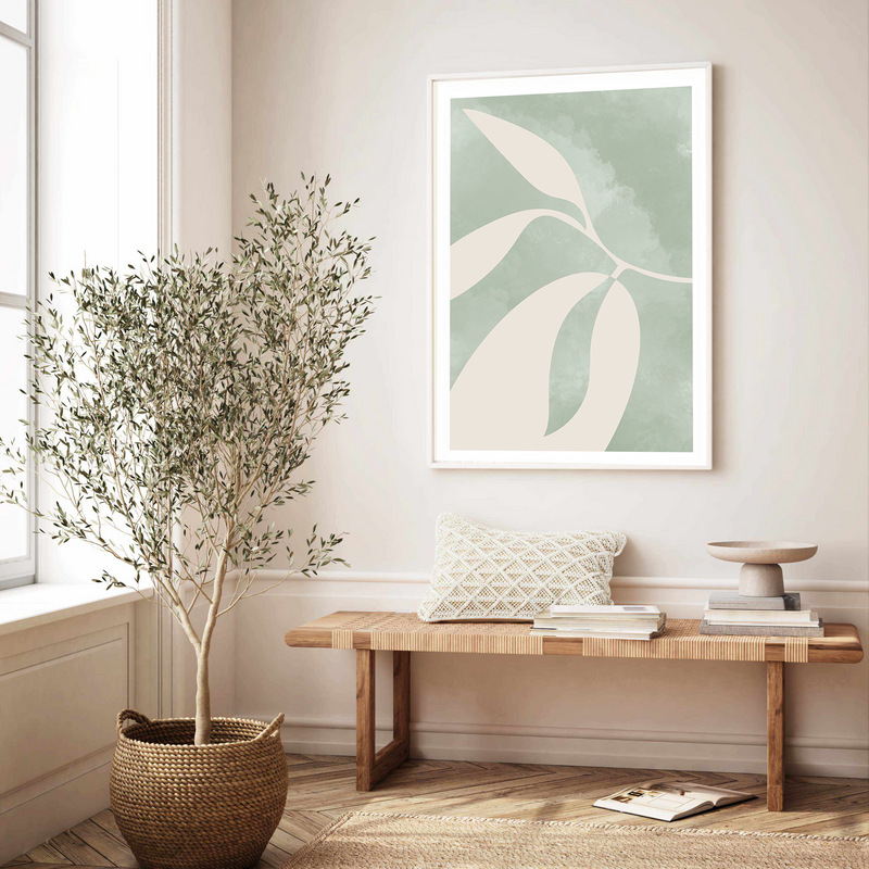 Sage Foliage I | Art Print