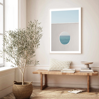 Ocean View Through The Wall | Art Print