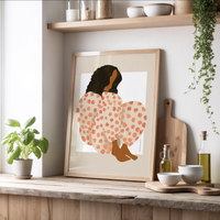 Lagom Women | Pink | Art Print
