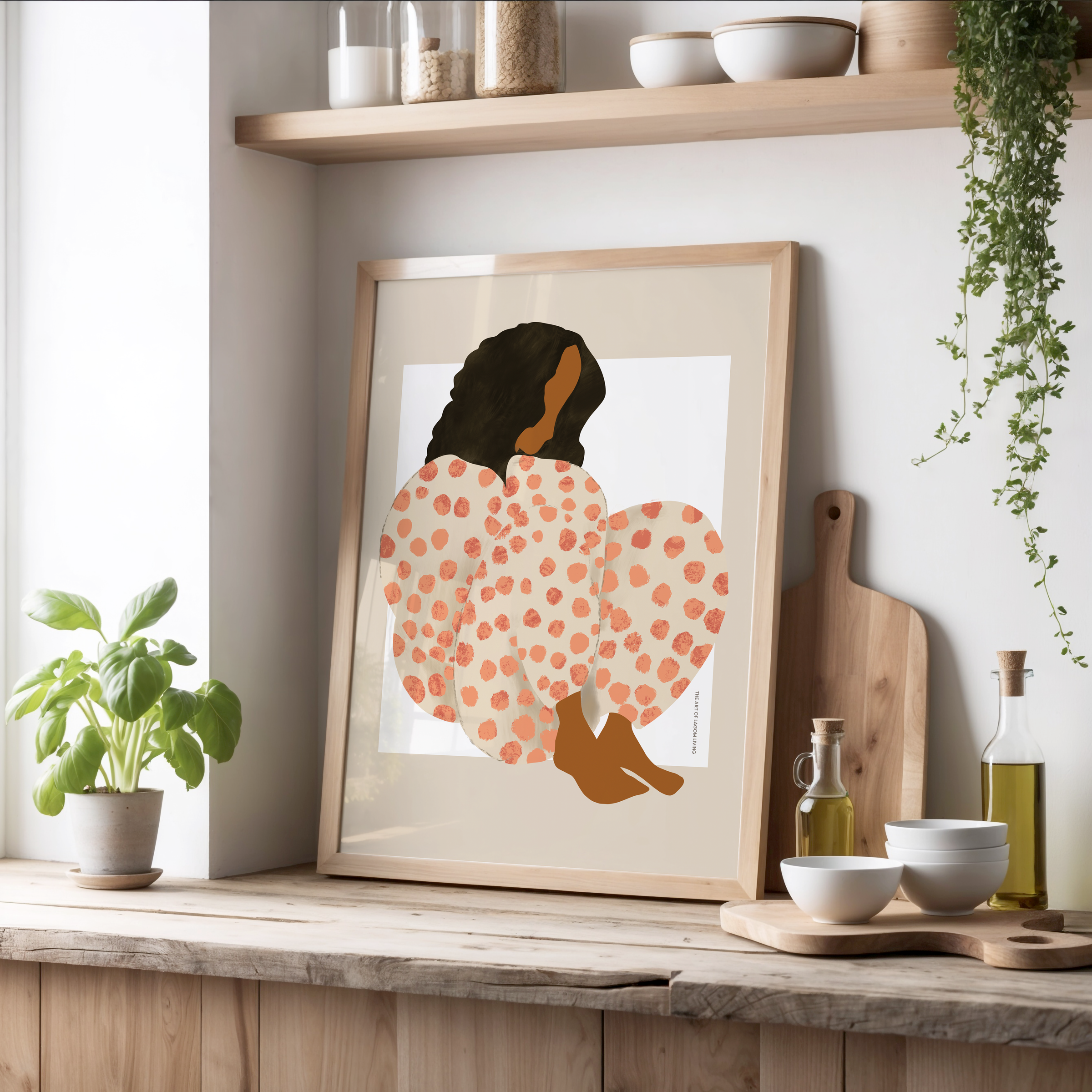 Lagom Women | Pink | Art Print