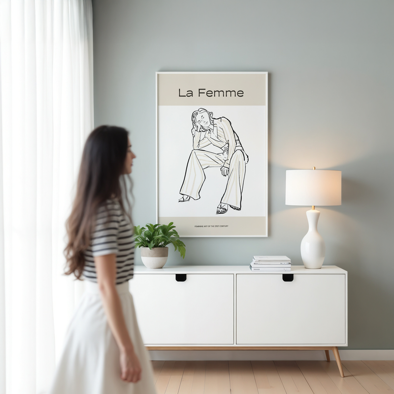 La Femme Archives IV | Art Print