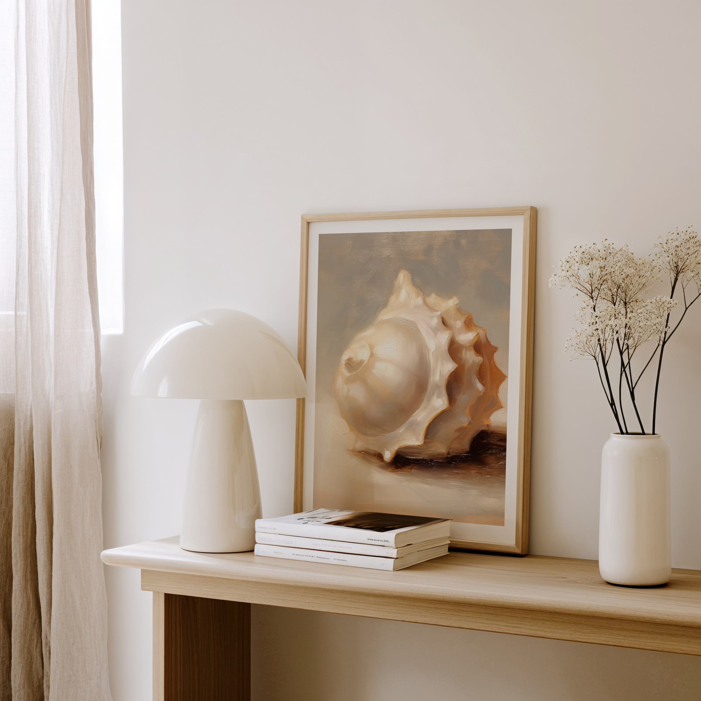 Painted Seashells I | Art Print