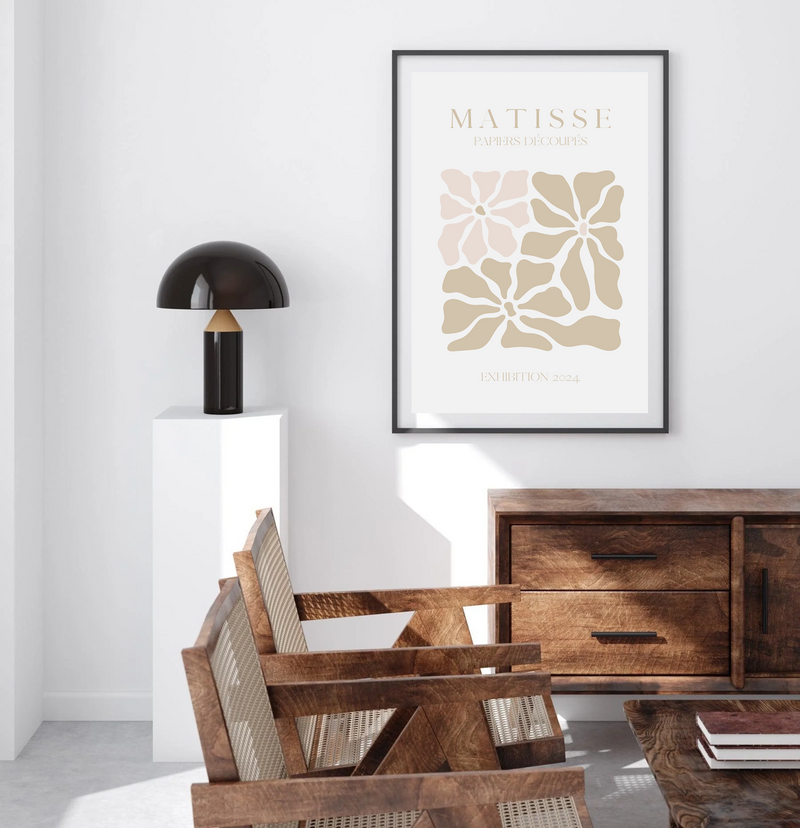 Neutral Matisse V | Art Print