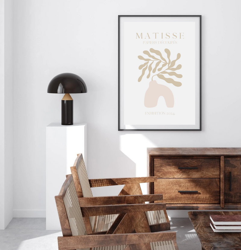 Neutral Matisse III | Art Print