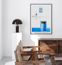 Blue Door In Assila | Art Print