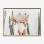 Cactus On Wall | Canvas Print