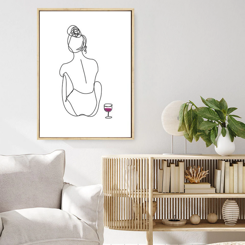 Boheme | Line Art | Canvas Print