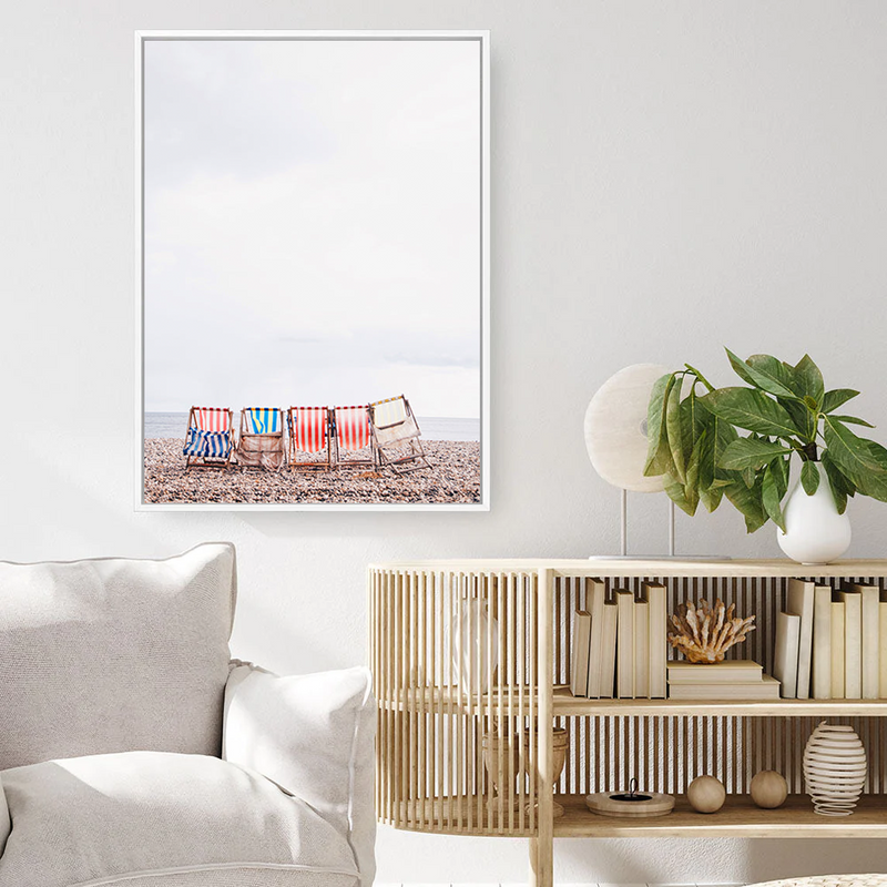 Beach Chairs | Canvas Print