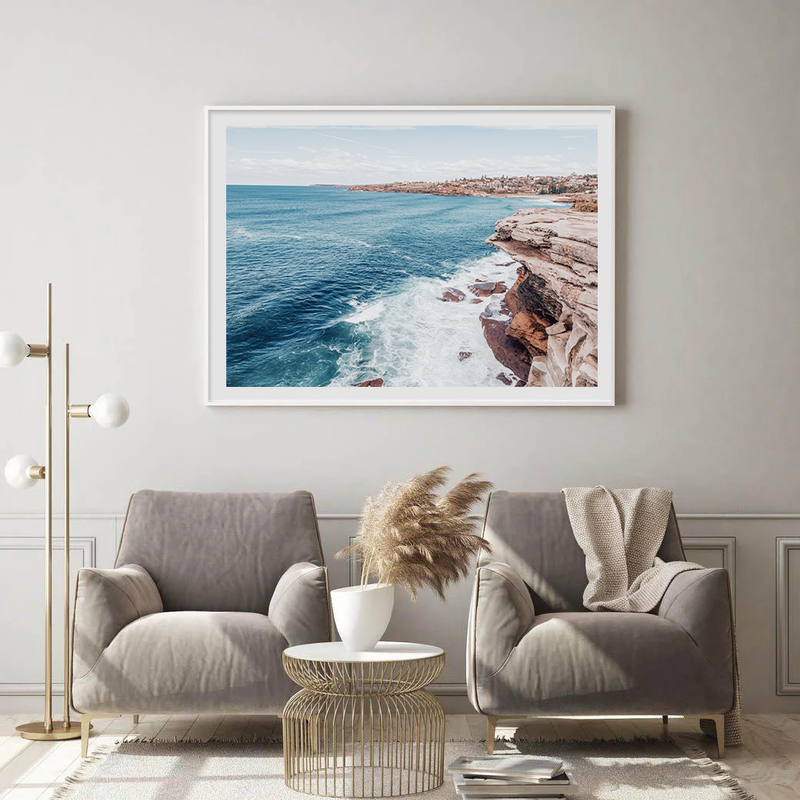 Cliffside View, Bondi Beach | Art Print