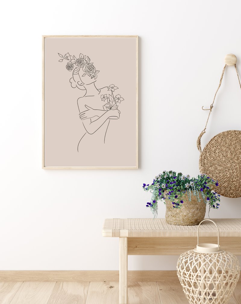 Elena | Line Art | Art Print