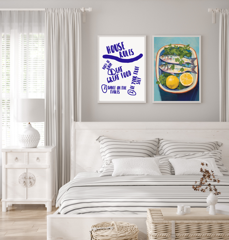 Sardines On Plate I | Art Print