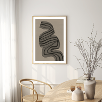 Striped Ribbon | Art Print