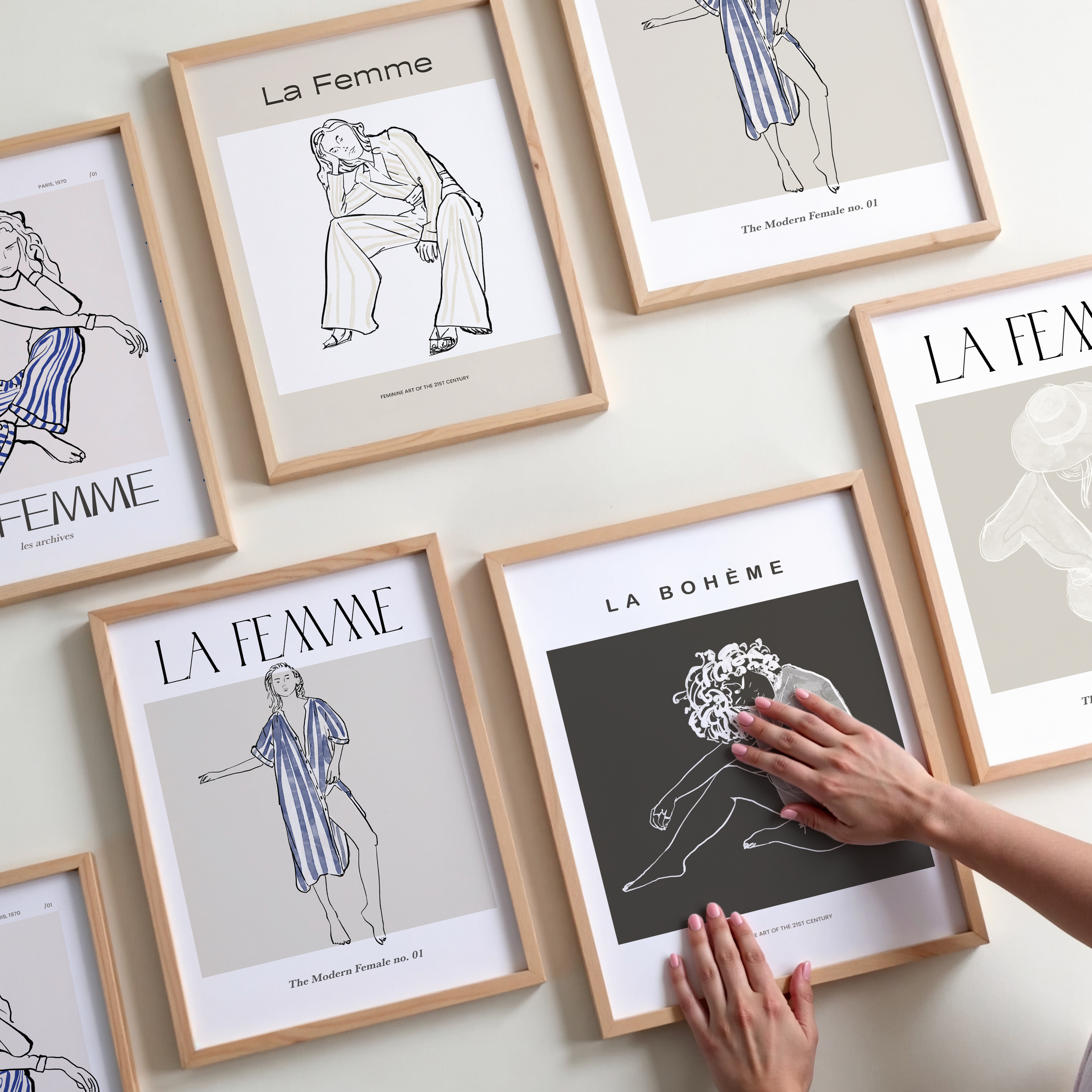 La Femme Archives III | Art Print
