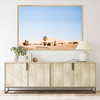 Camels Walking In The Desert | Art Print