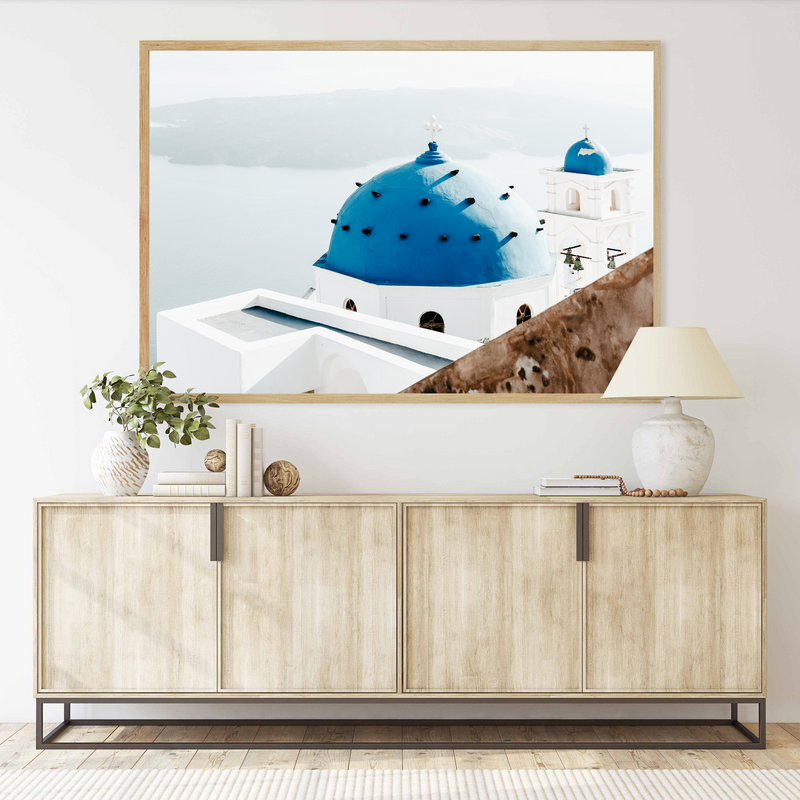 Santorini Blues | Art Print