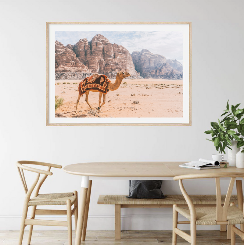 Camel In Wadi Rum III | Art Print