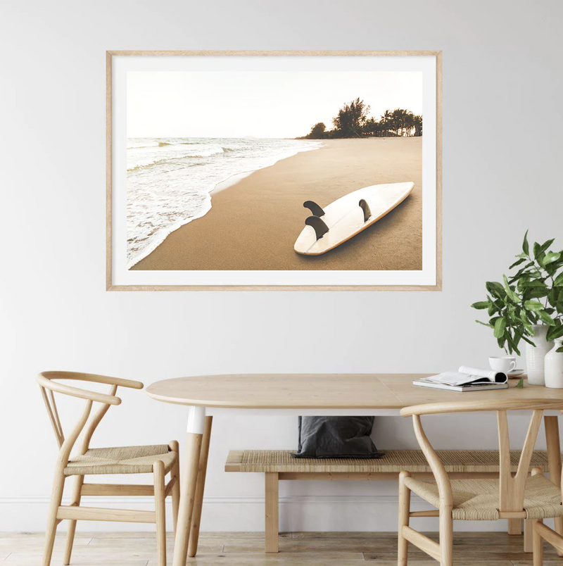 Abandoned Surfboard | Art Print
