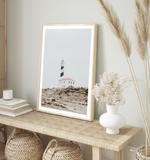 Lighthouse On Rocks | Art Print