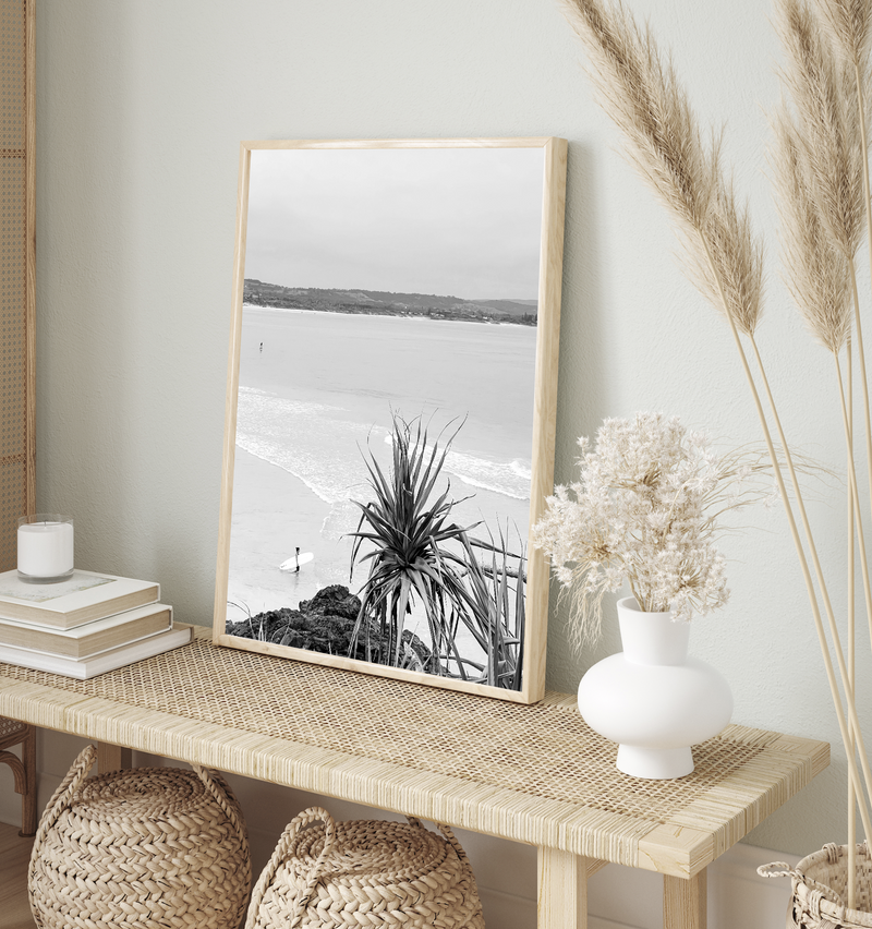 Summer In Byron | B&W | Art Print