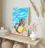 Pineapple And Sunglasses | Art Print