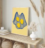 Lemons In A Net | Art Print