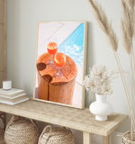 Aperol Spritz In Warm Sun | Art Print